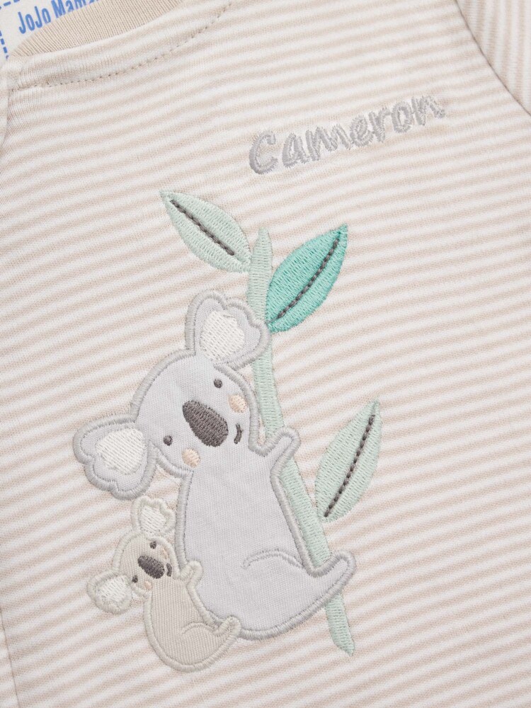 Jojo Mama Baby Baby Schlafanzug mit Koala-Applikation und Reißverschluss​​​​​​​ - Bild 2 von 2