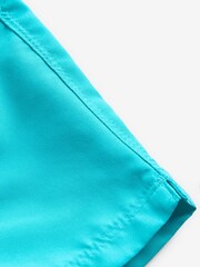Turquoise Blue Plain Essential Swim Shorts - Image 7 of 8