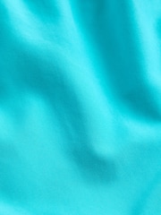 Turquoise Blue Plain Essential Swim Shorts - Image 8 of 8