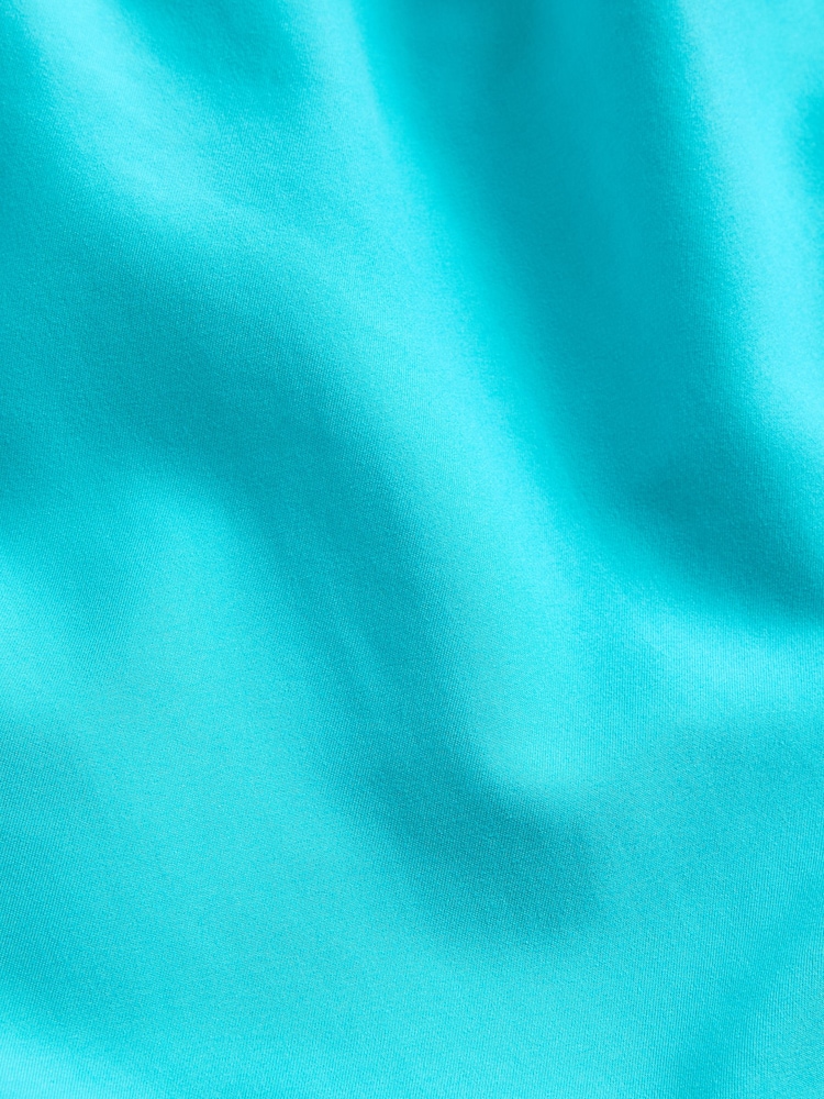 Turquoise Blue Plain Essential Swim Shorts - Image 8 of 8