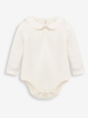 JoJo Maman Bébé Cream Mole Floral Print Cord Baby Dress & Body Set - Image 3 of 4