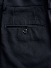 Navy Blue Skinny Fit Suit Trousers - Image 8 of 9