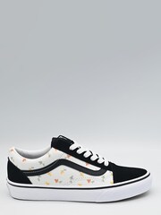 Vans Womens White/Black Old Skool Trainers - Image 1 of 1