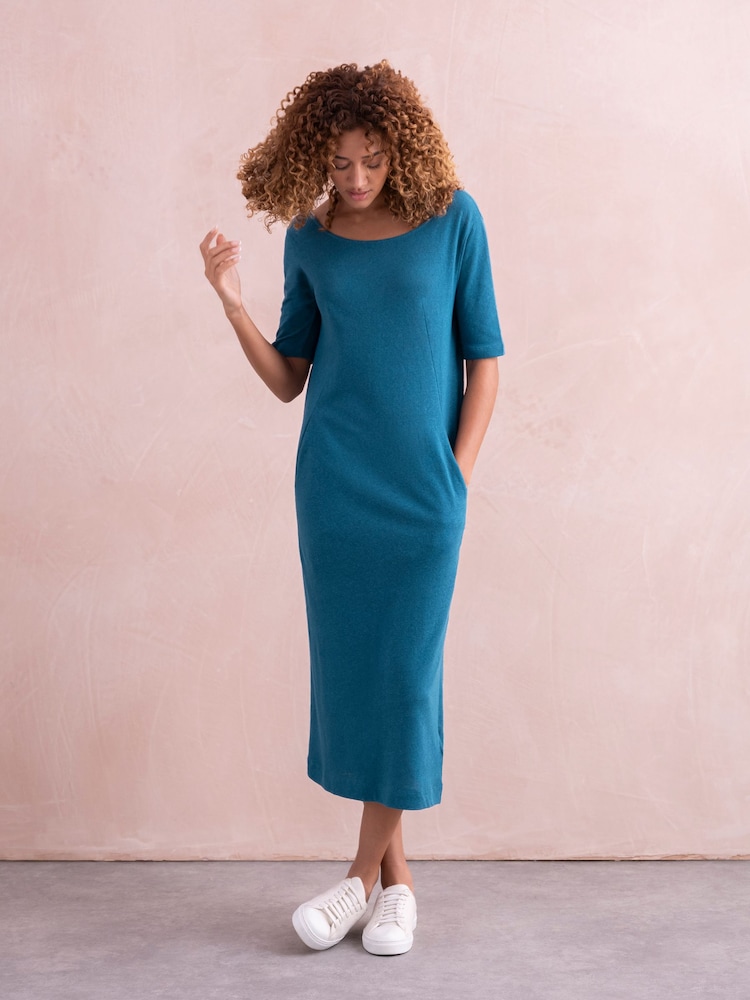 Celtic & Co. Cotton Button Back Dress - Image 2 of 6