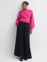 Florere Fluffy Crew Neck Jumper - Image 3 of 6