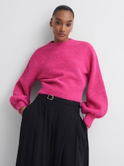 Florere Fluffy Crew Neck Jumper - Image 5 of 6
