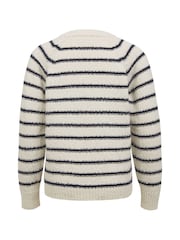 Celtic & Co. Cream Breton Cotton/Linen Blend Cardigan - Image 3 of 6