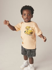 Orange 100% Cotton Lion King Short Sleeve T-Shirt (6mths-8yrs) - Image 1 of 7