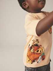 Orange 100% Cotton Lion King Short Sleeve T-Shirt (6mths-8yrs) - Image 4 of 7