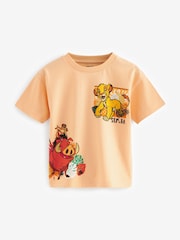 Orange 100% Cotton Lion King Short Sleeve T-Shirt (6mths-8yrs) - Image 5 of 7