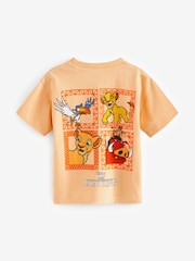 Orange 100% Cotton Lion King Short Sleeve T-Shirt (6mths-8yrs) - Image 6 of 7