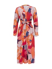 Celtic & Co. Tie Front Midi Dress - Image 4 of 8