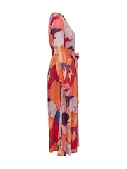 Celtic & Co. Tie Front Midi Dress - Image 6 of 8
