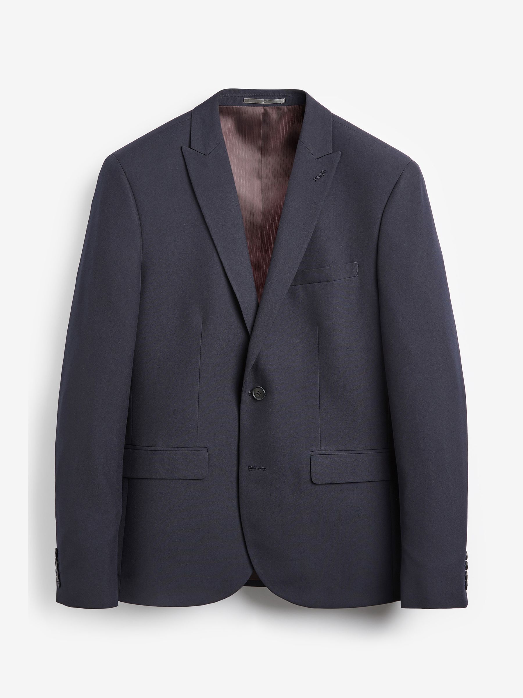 Buy Navy Blue Skinny Fit Two Button Suit Jacket from Next USA