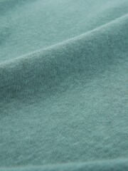 Celtic & Co. Green Linen Cotton Half Sleeve Sweatshirt - Image 7 of 7