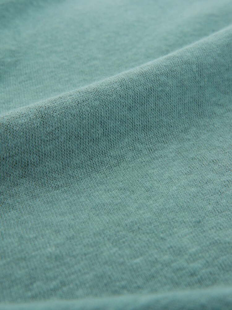Celtic & Co. Green Linen Cotton Half Sleeve Sweatshirt - Image 7 of 7