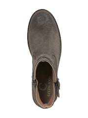 Celtic & Co. Strap Detail Brown Ankle Boots - Image 4 of 7