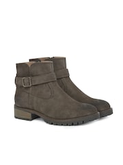 Celtic & Co. Strap Detail Brown Ankle Boots - Image 6 of 7