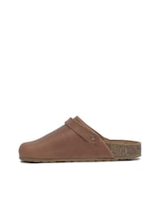 Celtic & Co. Strap Detail Brown Clogs - Image 2 of 6
