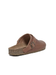 Celtic & Co. Strap Detail Brown Clogs - Image 3 of 6
