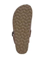 Celtic & Co. Strap Detail Brown Clogs - Image 6 of 6