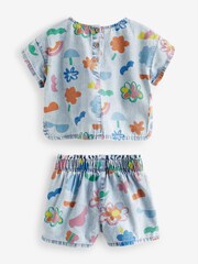 Denim Top And Shorts Set (3mths-7yrs) - Image 4 of 6