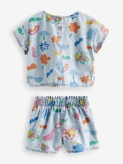 Denim Top And Shorts Set (3mths-7yrs) - Image 5 of 6