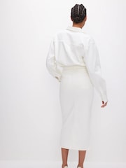 Good American White Midi Skirt - Image 2 of 7