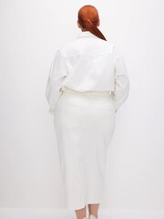 Good American White Midi Skirt - Image 4 of 7