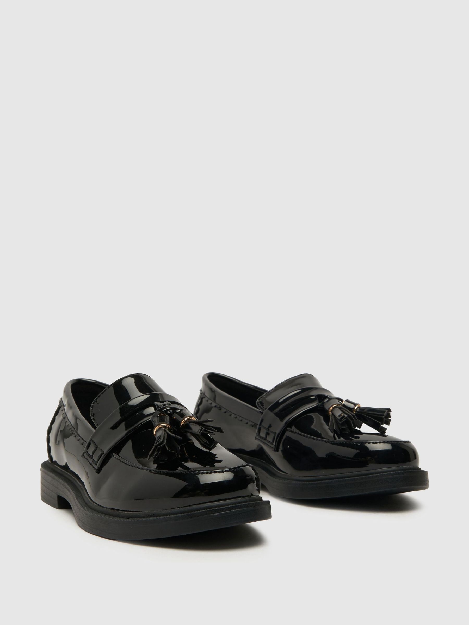 Buy Schuh Lillie Black Loafers from Next USA