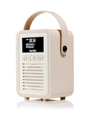 VQ Cream Cream Retro Mini DAB Radio - Image 4 of 6