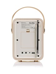VQ Cream Cream Retro Mini DAB Radio - Image 5 of 6