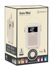 VQ Cream Cream Retro Mini DAB Radio - Image 6 of 6