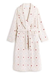 Chelsea Peers Fleece Sweetheart Print Dressing Gown - Imagen 6 de 7