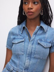 Good American Blue Fit for Success Dress - Image 3 of 4