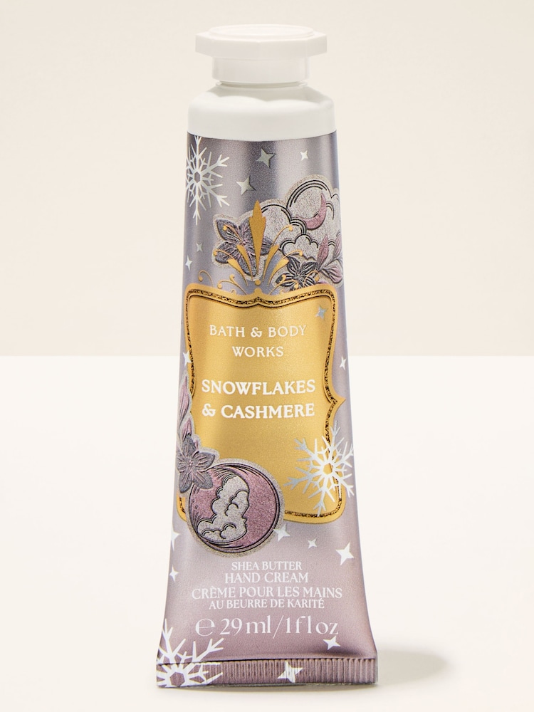 Bath & Body Works Snowflakes and Cashmere Hand Cream 29ml - Image 1 of 2