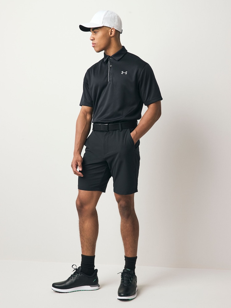 Черный - Зауженные шорты Under Armour Golf Tech - Image 2 of 7
