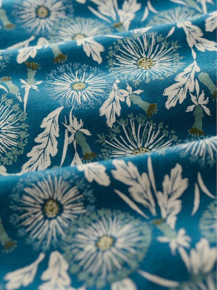 Seasalt Cornwall Blue Three Quarter Sleeve Secret Cove Dress - Image 7 of 7