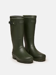 Joules Eckland Green Adjustable Neoprene Lined Tall Wellies - Image 2 of 6