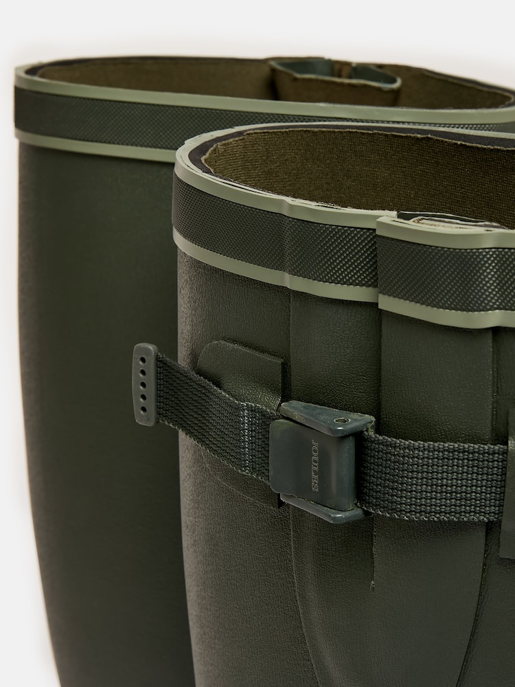 Joules Eckland Green Adjustable Neoprene Lined Tall Wellies - Image 6 of 6
