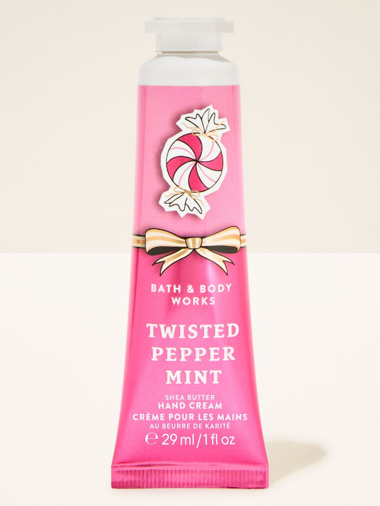 Bath & Body Works Twisted Peppermint Hand Cream 29ml - Image 1 of 2 Bath & Body Works Twisted Peppermint Hand Cream 29ml - Image 1 of 2