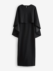 Black Cape Maxi Dress - Image 5 of 6