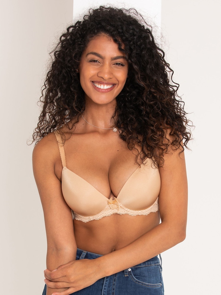 Pour Moi Natural Plunge Flora Underwired Bra - Image 5 of 5