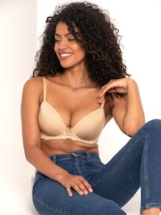 Pour Moi Natural Plunge Flora Lightly Padded Underwired Bra - Image 5 of 5