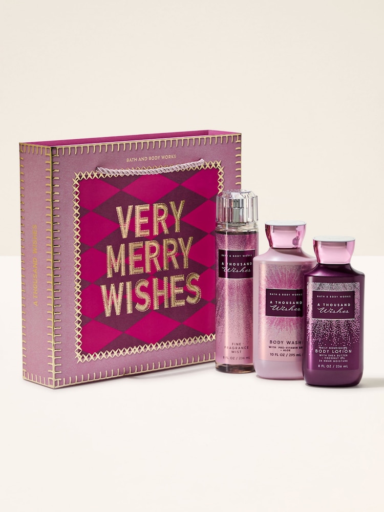 Bath & Body Works A Thousand Wishes Gift Set (Worth £52) - Image 1 of 2