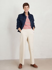 Seasalt Cornwall Red Sailor Top - Image 3 of 5