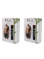 Pringle Black Bamboo Trunks 3 Pack - Image 6 of 7