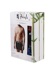 Pringle Black Bamboo Trunks 3 Pack - Image 7 of 7
