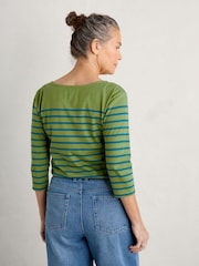 Seasalt Cornwall Green Sailor Top - Image 2 of 5