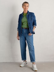 Seasalt Cornwall Green Sailor Top - Image 3 of 5